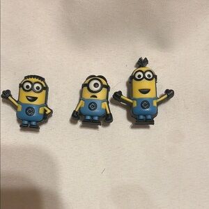 Vintage Jibbitz Black Shoe Charms Set